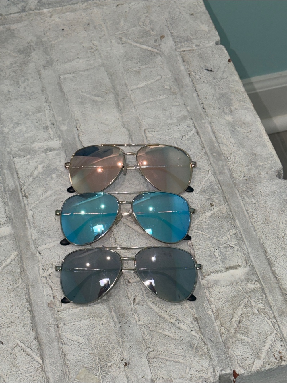 Amazon Women’s Bifocal 1.50 Aviator Sunglasses - Rose Gold, Blue, Gray Lenses